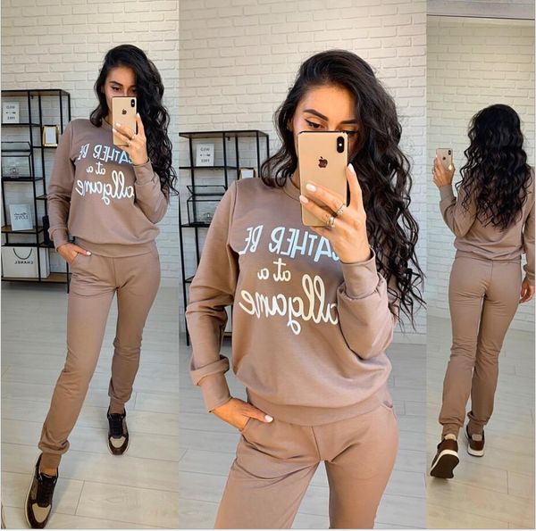 

новые женщины активный набор костюмы толстовки толстовка pant бег спорт спортивный костюм 2 шт беговые наборы survetement роковую одежды, White