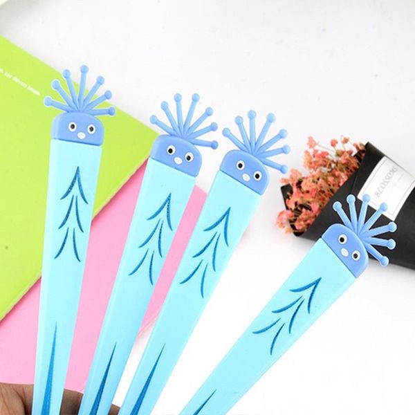 

2 шт много blue смазливая мультфильм гусеница эш ручки материал эсколар канцелярские принадлежности canetas эсколар школа канцелярских прина