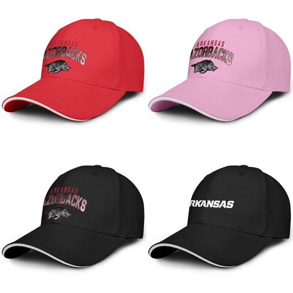 

arkansas razorbacks football logo truck driver adjustable sandwich hat golf fashion baseball personalized cap core smoke mesh, Blue;gray