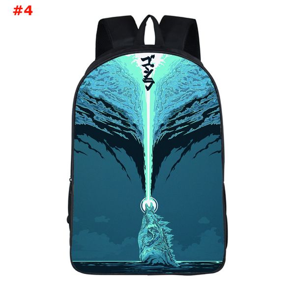 SHIPS FROM USA Godzilla Backpack Laptop holder included High quality print