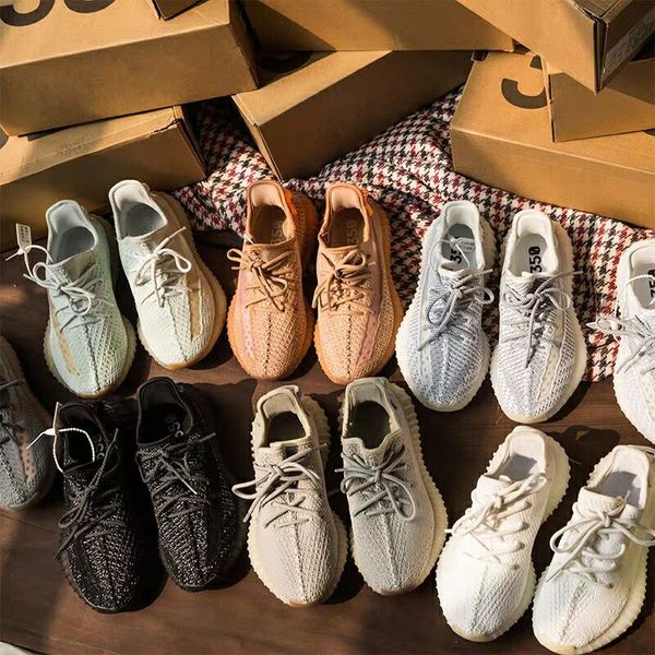 

kanye west yeezys yeezy 350 v2 boosts running shoes sply 350 black static reflective zebra white semi frozen yellow 700 sport sneakers 36-46