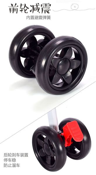 

light foldable anti-humpback baby wheelbarrow shock absorber breathable cotton cushion baby umbrellar car four wheel stroller