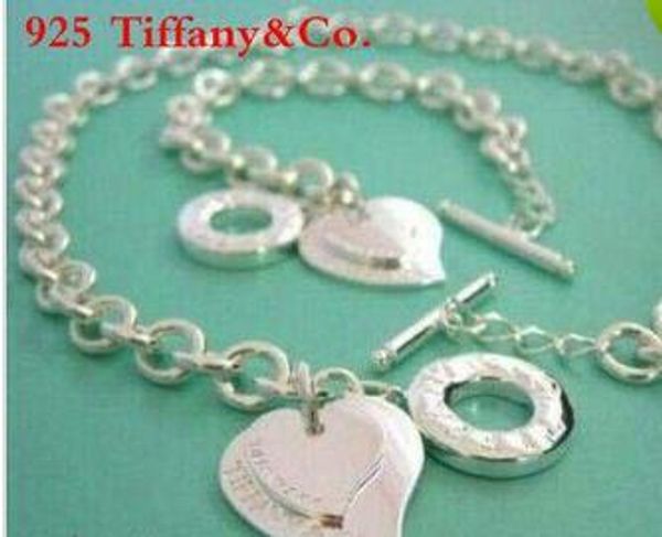 

2018 New Hot AAA designer jewelry vintage Tiffany925 sterling silver gift boxes Set Free shipping with box