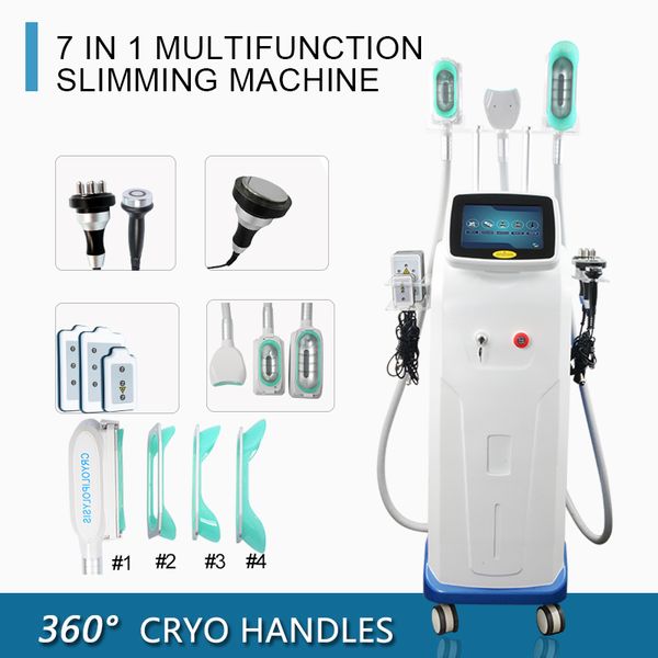 

multifunction cryo cavitation rf fat ing machine 7 handles cryotherapy fat e device cavitaciÃ³n rf fat removal machine