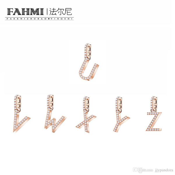 

fahmi remix collection variety combination letter bracelet pendant play interesting letters express individuality, Golden;silver
