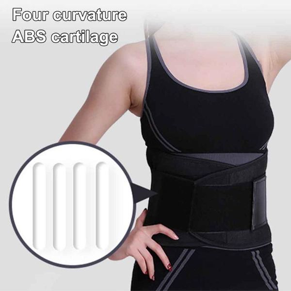 

women men slimming weight loss body shaper easy wear gym waist trimmer supporting muscle compression sweat wrap workout training, Black;gray