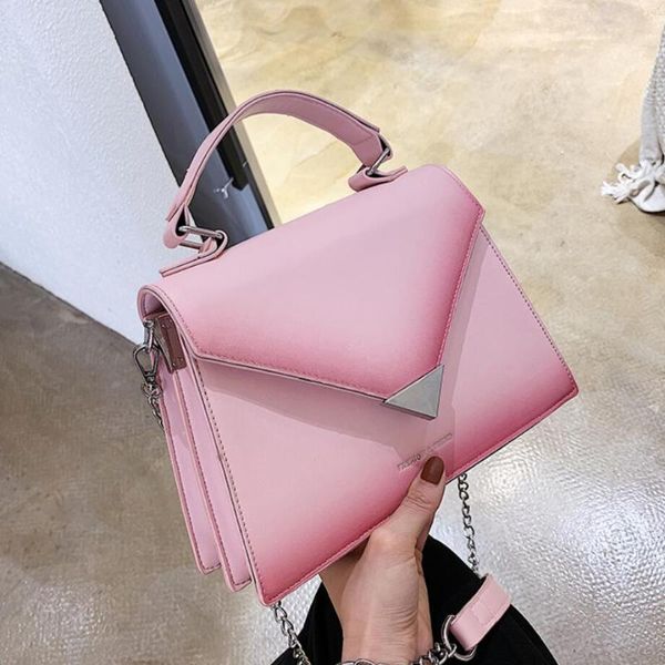 

elegant feamel tote bag 2020 fashion new leather women's designer handbag chain shoulder messenger bag travel