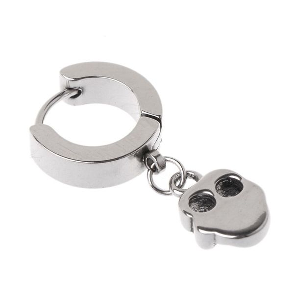 

fashion women men ghost head earrings charm jewelry party event gifts, Silver