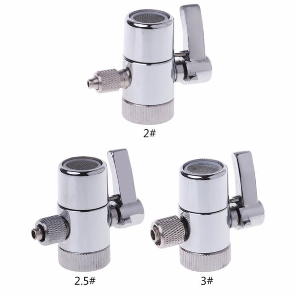 

water filter faucet diverter valve ro system 1/4" 2.5/8" 3/8" tube connector