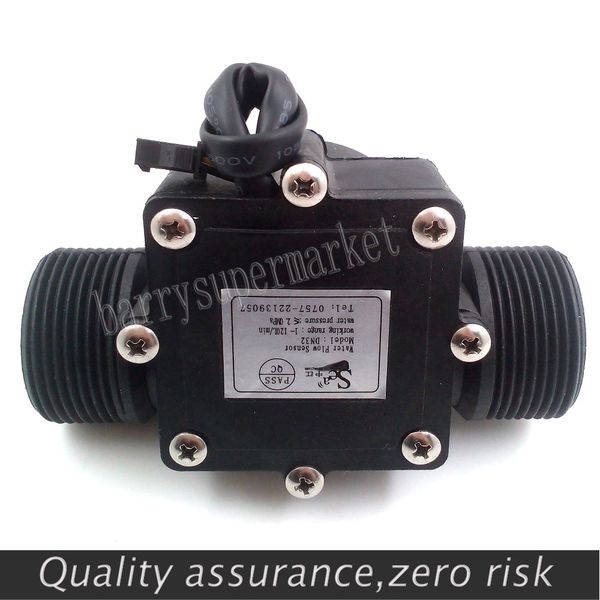 G1-1//4 1.25 sensor de flujo de agua Hall interruptor medidor contador de flujo 1-120L//min