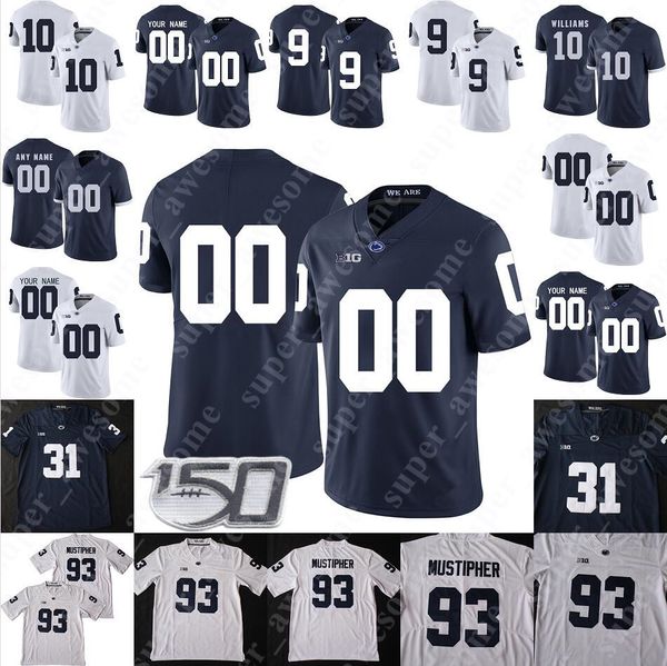 Penn State Nittany Football Jersey Evan Royster 43 Brandon Short 67 Levi Brown 89 Dave Robinson 10 Chris Bahr 14 Chuck Fusina 71 Devon Still