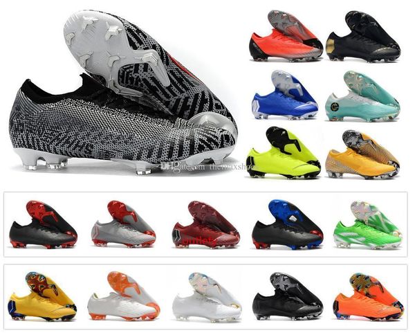 

2019 neymar signature men mercurial vaporx xii elite fg njr shhh 12 superfly vi 6 360 cr7 low ankle ronaldo soccer football shoes size 39-45