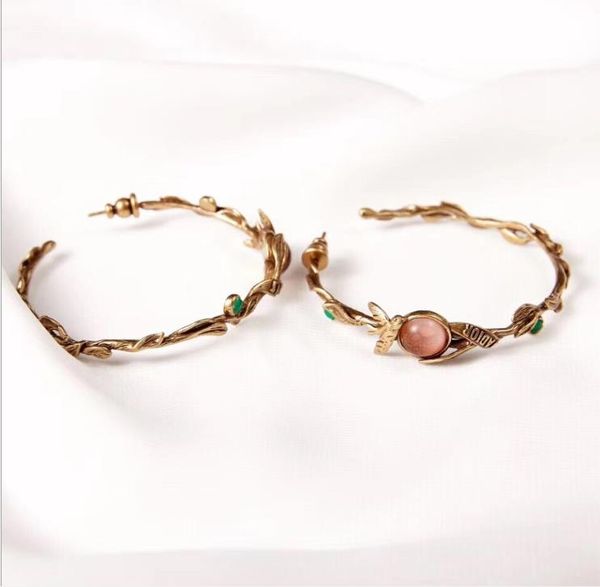 

new earrings, earstuds, european and american retro style female earrings, Golden;silver
