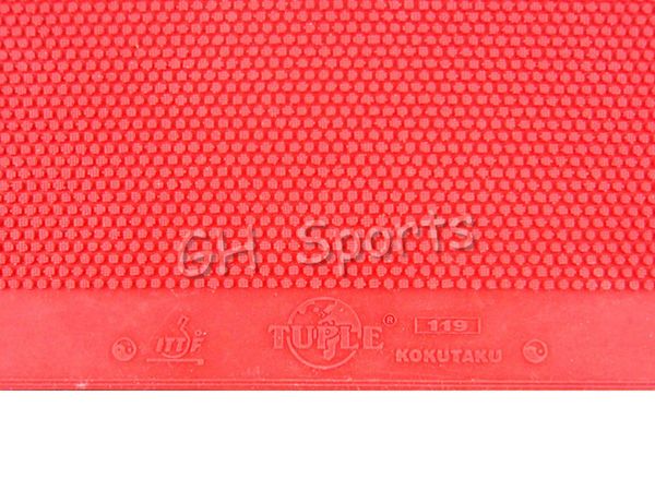 

kokutaku tuple 119 short pips-out table tennis (pingpong) rubber without sponge (heet, ox