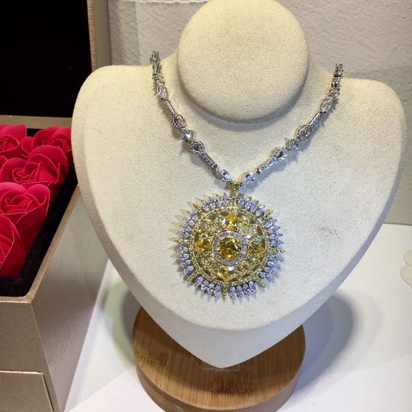 

db enchanted series jewelry 925 silver plated women sun flower necklace ing