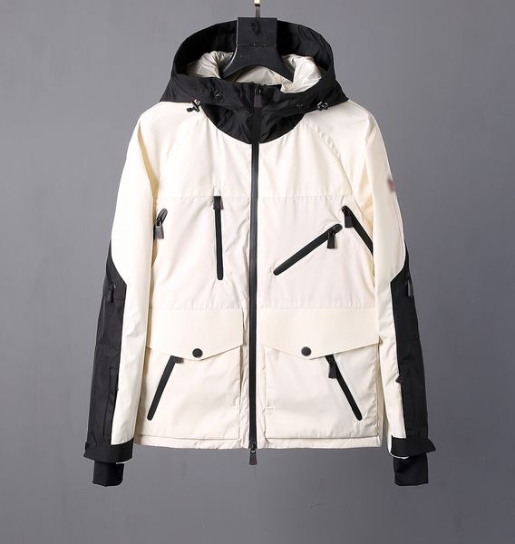

france famous brand men jacket designer luxury mens jackets classic simple wind coat large size loose jacket fashion zipper pocket dust coat, Black;brown