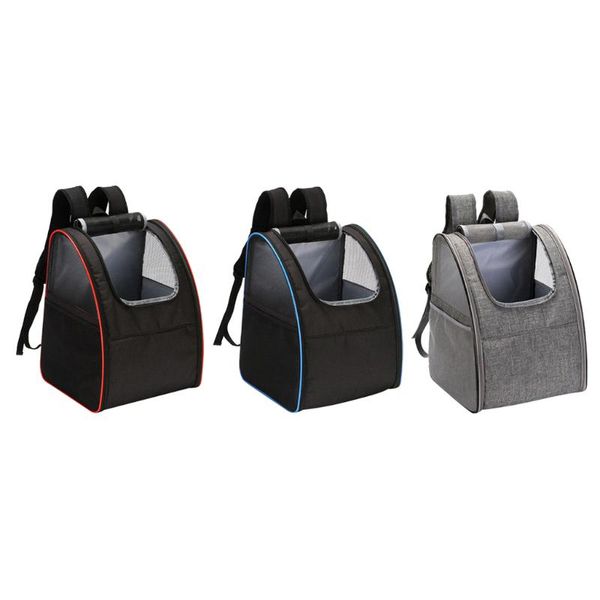 

mesh hollowed visible pet carrier bag cat dog puppy backpack breathable