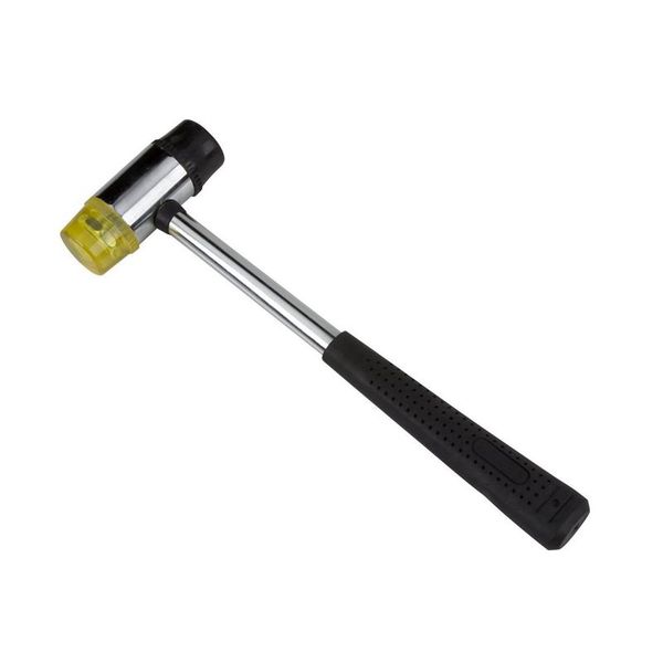 

multi-purpose dual mini rubber and nylon head 40mm double-sided rubber hammer