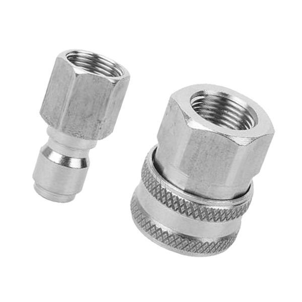 

stainless steel 3/8 male and female adaptor pressure washer hose connector