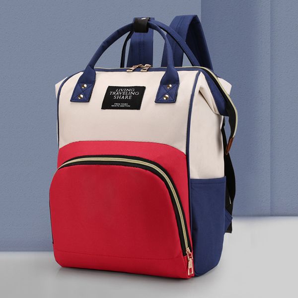 

женщины рюкзак мода твердые молнии мешок большой емкости мама ребенка нести уход сумки водонепроницаемый многофункциональный материнства кор