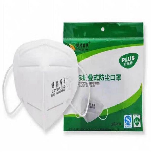 

KN90 маски фильтр PM2. 5 N95 рот маска для лица 10 шт. / упак. пылезащитные защитные антибактериальные одноразовые маски 3 м