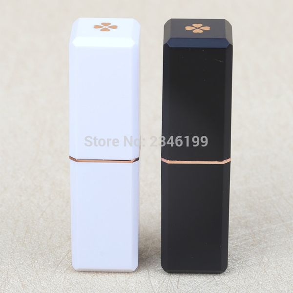 

черная помада tube empty lip tube cosmetic контейнер четыре листа клевера lippackaging пустой помада 12.1mm 50шт