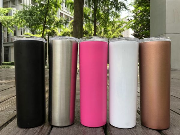 

600ml 20 ounce skinny tumblers slim tumblers buy today send today stainless steel tumbler high stright cup