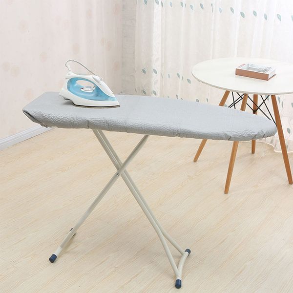

reusable home elastic edge solid scorch resistant ironing board cover flat heat reflective universal silver coated thick padded