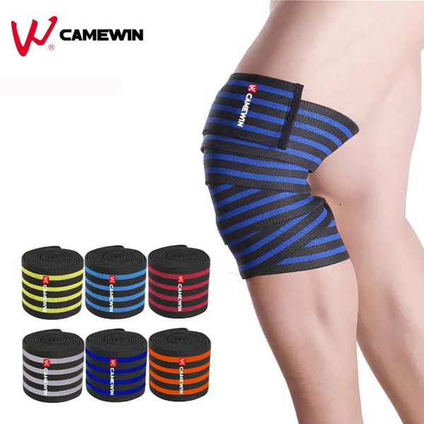 

200*8.5 cm weight lifting knee protector 1 pcs kneepad bandage squats training equipment accessories sports knee pad support, Black;gray