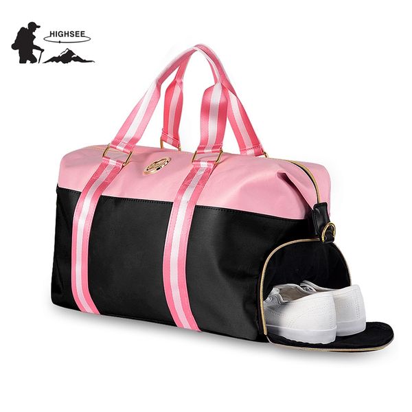 

sport bag for fitness gym bags women training yoga bag sac de sport femme with shoes storage outdoor travel shoulder crossbody