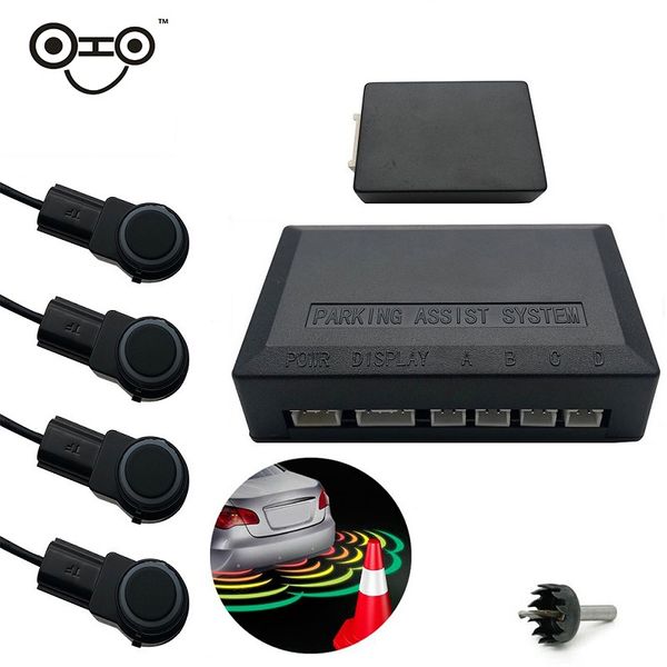 

sensors buzzer 22mm car parking sensor kit reverse backup radar sound alert indicator probe system 12v car dvr