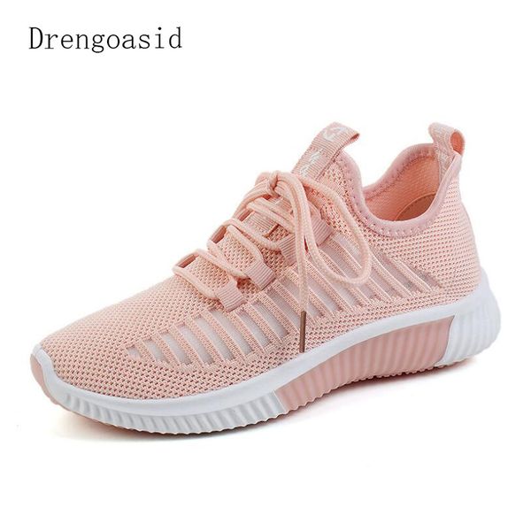 

2019 light weight women breathable running shoes outdoor jogging walking lightweight shoes comfortable outdoor walking sneakers, Black