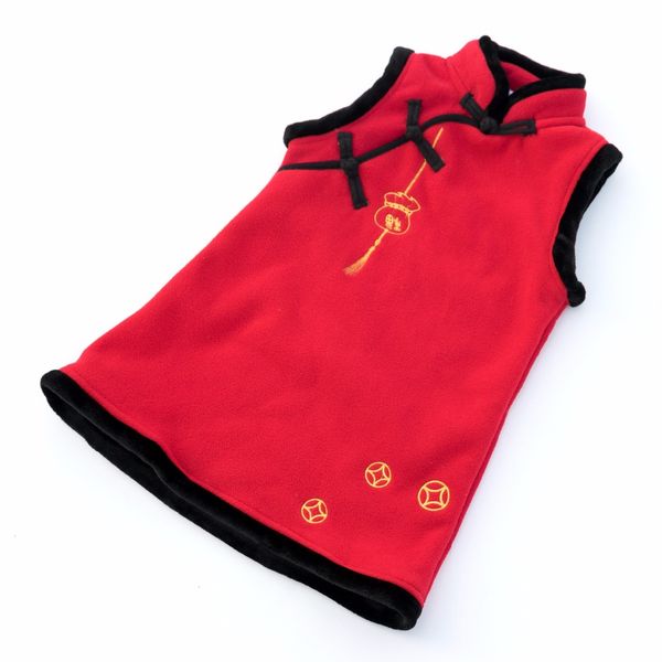 

winter girls clothes embroidery vest baby girls new years outwear kids costume toddler girl chinese style vest 2 3 4 5 6 7 years, Blue