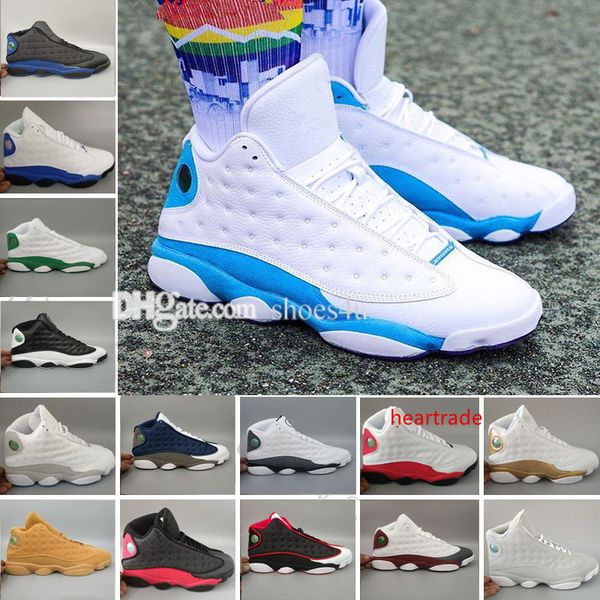 

new air 13 men basketball shoes golden white dmp defining moments sports designer shoe trainers running sneakers us8.0-13