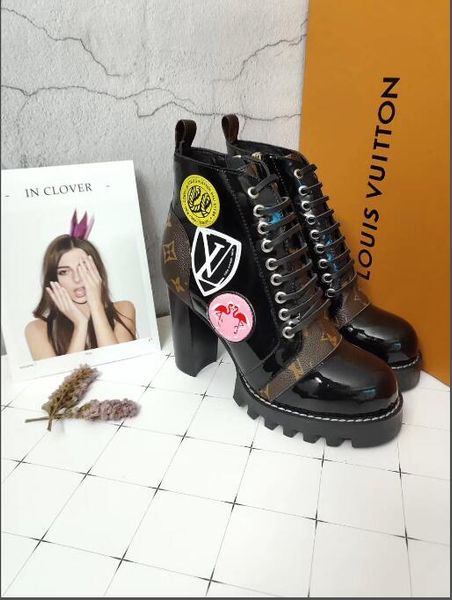 

2019 Европа и США осень новые ботинки Martin ботинки женские на высоком каблуке случайные кожаные боковые молнии сапоги обувь женская обувь