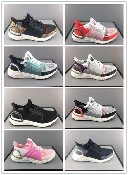 

adidas ultra boost 5.0 2019 ub 5.0 эластичные трикотажные детские дышащие кроссовки ub 19 kids ub 5.0 buffer foam спортивная обувь, Black