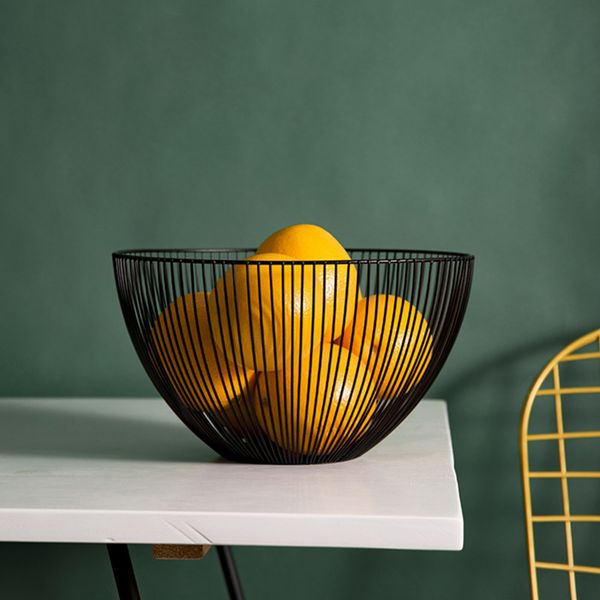 2020 Countertop Fruit Basket Bowl Storage Metal Wire Fruit