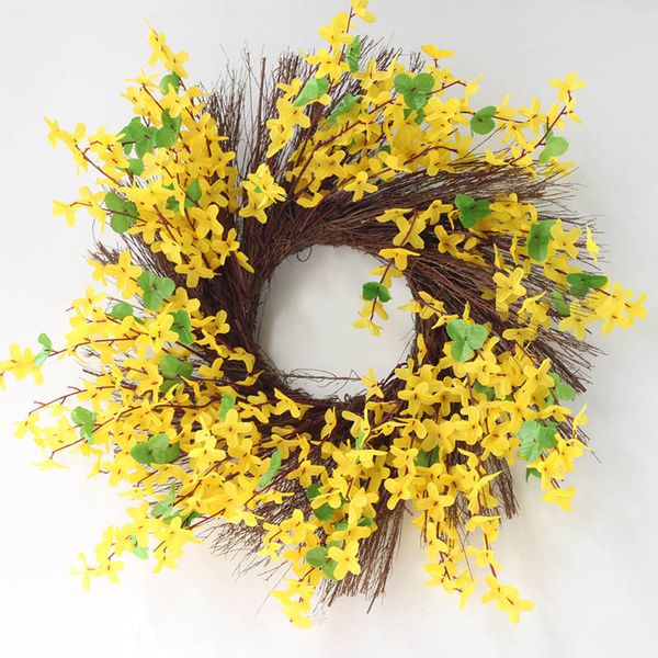 

artificial lavender flower wreath garlands door wall window hanging fake flowers party wedding decoration home garden supply