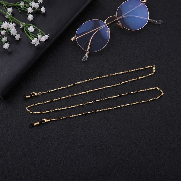 

skyrim 2019 new design gold beads reading glasses chain for women sunglasses with chain lanyard gift eyeglass accessories