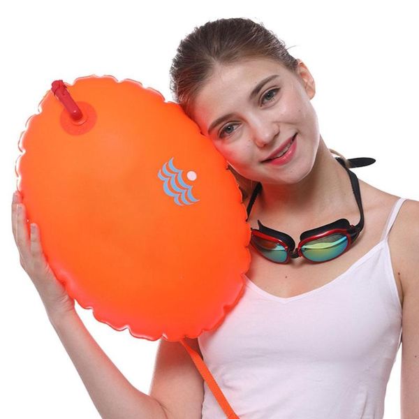 

double airbag float inflatable swimming float waterproof thick floating bag drifting bag water sports accessories