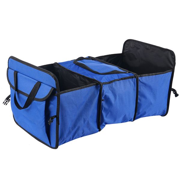 

foldable car trunk organizer super strong durable collapsible cargo storage box for multi-pocket toy racks
