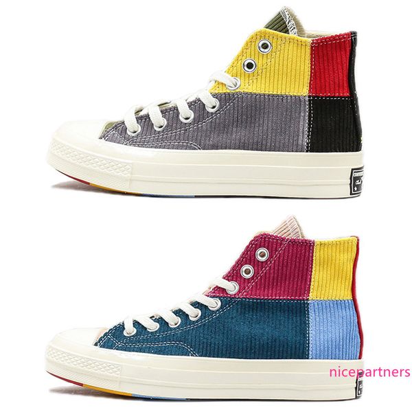 

2020 convas spring stitching colours casual shoes high fashion platform canvas sports shoes designer shoe men women leisure sneaker with