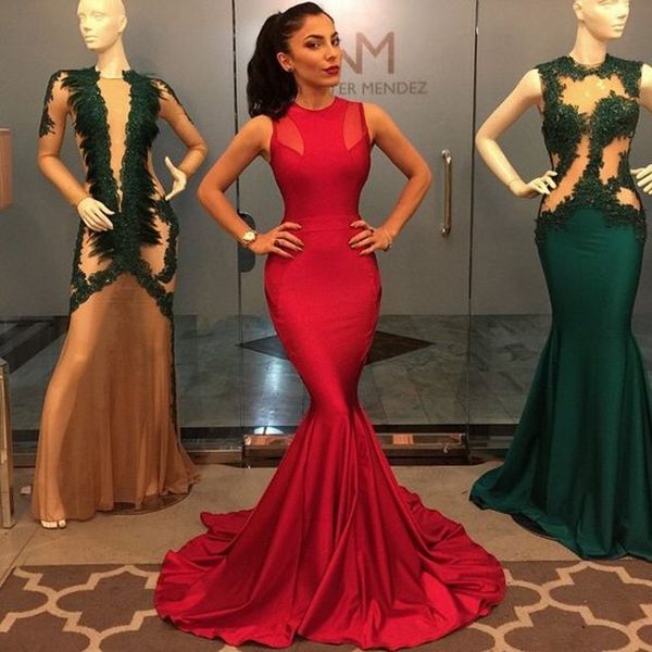 

red prom evening dresses plus size robe de soiree, Black