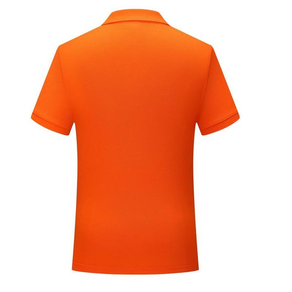 

polo shirt uniform orange sd chongfu 899035new classic solid color short-sleeved men and women with comfortable and breathable, Black