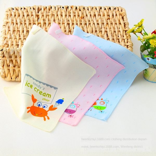 

children's handkerchief baby cotton wool square newborn cotton saliva baby feeding handkerchief towel towel 3 packs