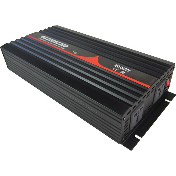 

2000va/2000w/2kw single phase pure sine wave inverter 12v 24v 48v dc to 100~120vac, 220~240vac output industrial frequency