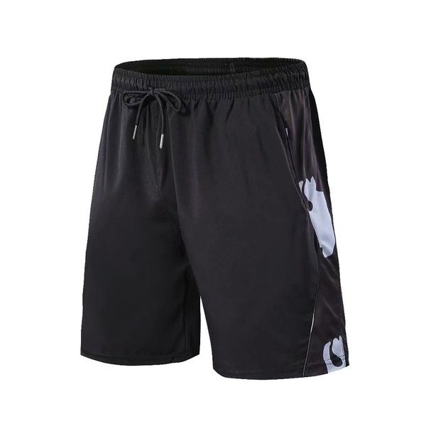 

basketball shorts men's sports pants summer large size loose-fit quick-dry shorts running pants training fitness pants, Black;green