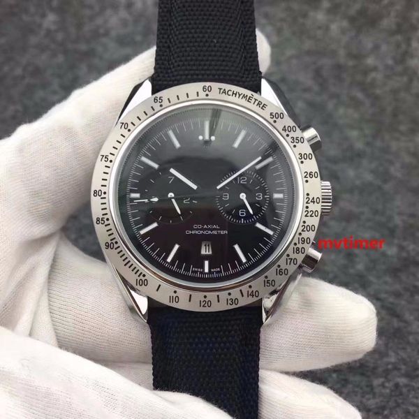 

new arrivals luxury mens watch stainless steel 44mm mechanical movement black dial sport watches wristwatches, Slivery;brown