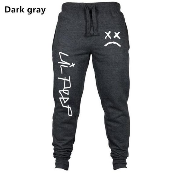 

lil peep pants hip hop loose sweatpants men women pants trousers casual jogger mens pants, Black