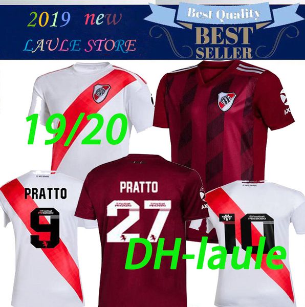 

2020 ривер плейт домой белый футбол джерси ривер плейт прочь черный g.martinez quintero prattosoccer shirt 19/20 riverbed футбольная форма п, Black;yellow